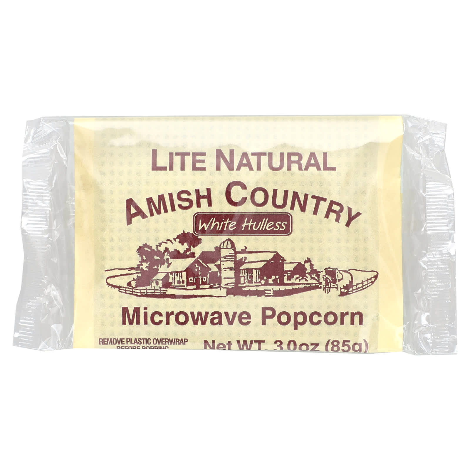 Amish Country Popcorn, Microwave Popcorn, Lite Natural, 3 Bags, 3 oz ...