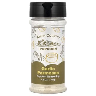 Amish Country Popcorn, Popcorn Seasoning, Garlic Parmesan, 4.8 oz (136 g)