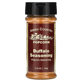Amish Country Popcorn, Tempero de Pipoca, Búfalo, 134 g (4,75 oz)