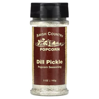 Amish Country Popcorn, Condimento para palomitas de maíz, Eneldo encurtido, 142 g (5 oz)
