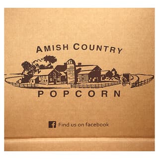 Amish Country Popcorn, Pop-corn en silicone au micro-ondes, Gris, 4 pièces