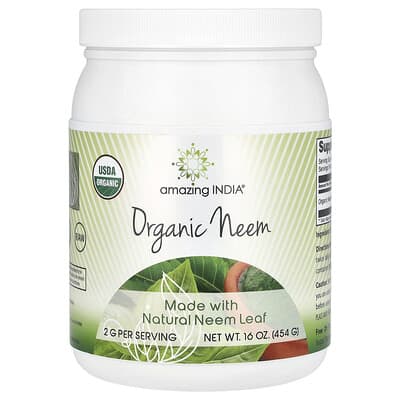 Amazing India, Organic Neem, 16 oz (454 g)