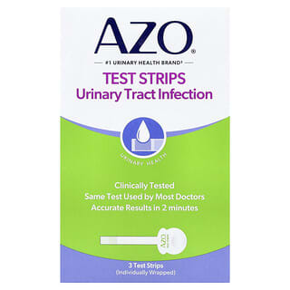 AZO, Teststrips®, urineweginfectietest, 3 zelfteststrips