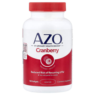 AZO, Cranberry, Urinary Tract Health, 100 Softgels