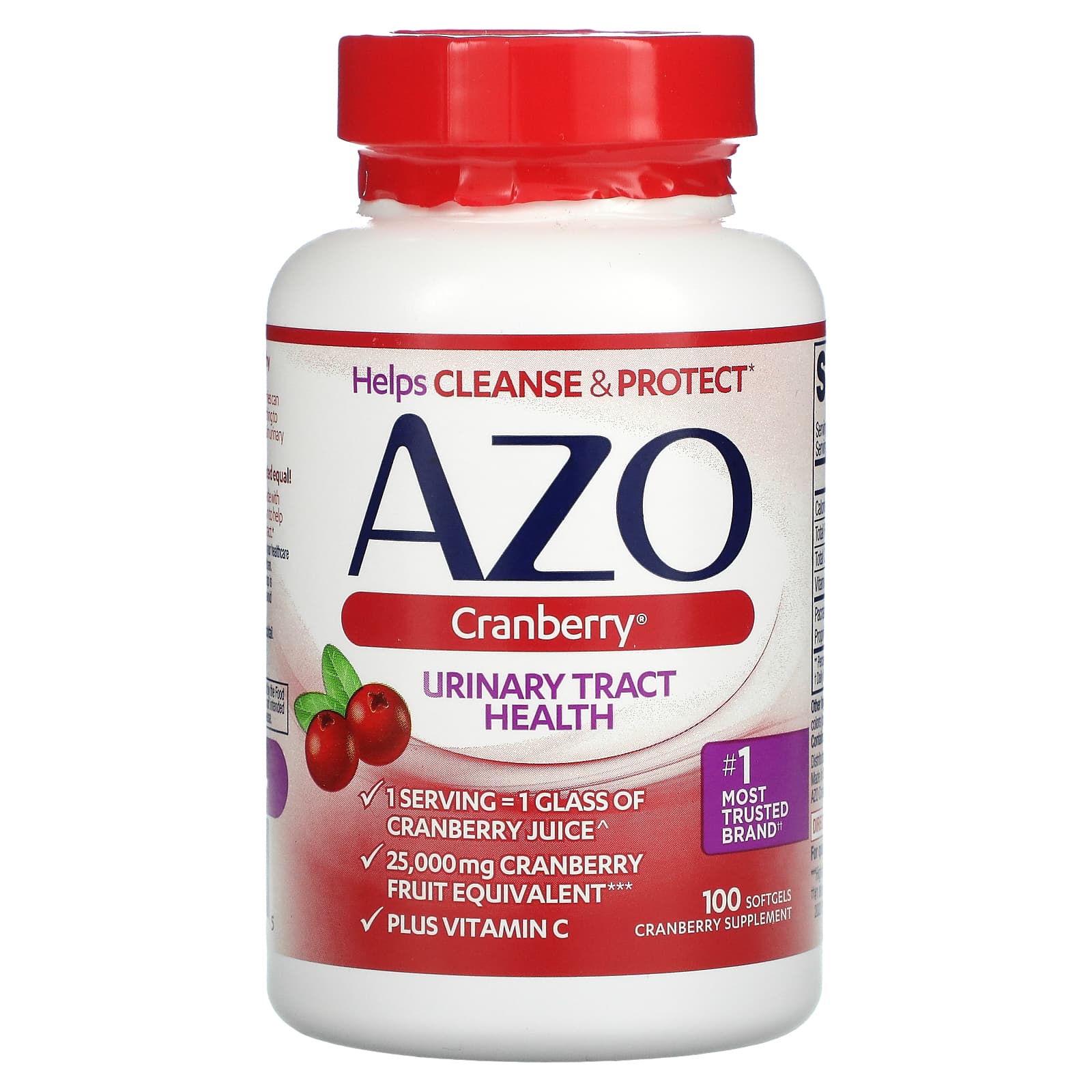 Azo, Cranberry（クランベリー）、すっきり健康、ソフトジェル100粒