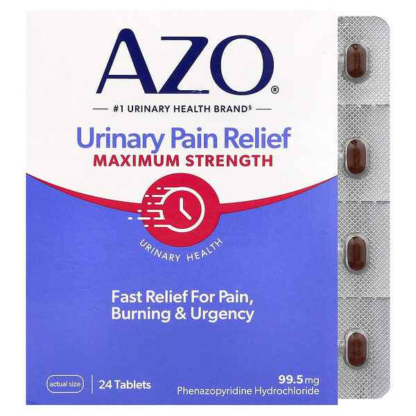 Urinary Pain Relief, 99.5 mg, 24 Tablets