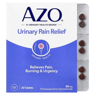 AZO, Alivio del dolor urinario, 30 comprimidos