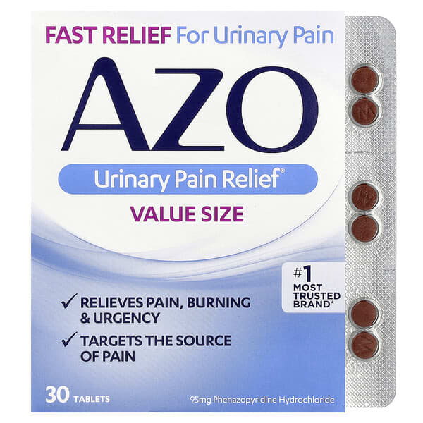Urinary Pain Relief®, 95 mg, 30 Tablets