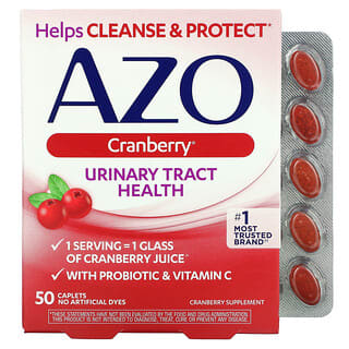 Azo, Saúde do Trato Urinário, Cranberry, 50 Cápsulas