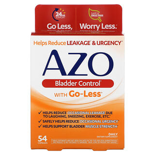 Azo, Contrôle de la vessie avec Go-Less, 54 gélules