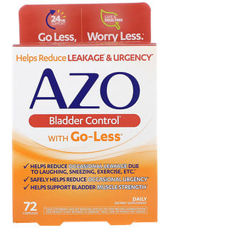Azo, Bladder Control mit Go-Less, 72 Kapseln