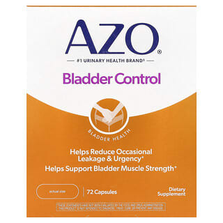 AZO, Bladder Control con Go-Less, Control de la vejiga, 72 cápsulas