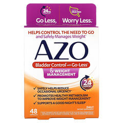 Azo, Контроль сечового міхура за допомогою Go-Less & Weight Control, 48 капсул