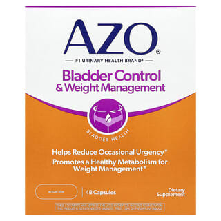 أزو‏, Bladder Control® مع Go-Less® والتحكم في الوزن ، 48 كبسولة