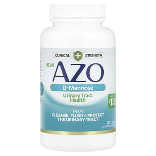 AZO, D-Mannose, Urinary Tract Health, 120 Capsules