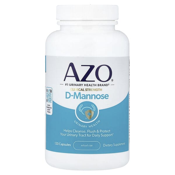 AZO D-Mannose, Urinary Health, 120 Capsules