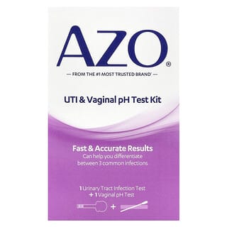 Azo, Kit para la prueba de pH vaginal y para las infecciones de las vías urinarias, Kit de 2 piezas