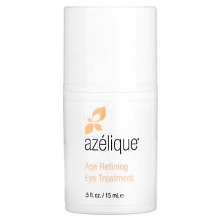 Azelique, كريم Age Refining لعلاج العينين وتحسين علامات السن، بحمض الأزيليك، للتجديد والترطيب، بدون بارابين، بدون كبريتات، 0.5 أونصة سائلة (15 مل)