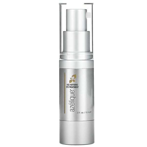 Azelique, Age Refining Eye Treatment, with Azelaic Acid, Rejuvenating and Hydrating、パラベン不使用、硫酸塩不使用、.5液量オンス（15 mL）