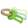 Green Keys, Teether & Clutching Toy, 6+ Months, 1 Count