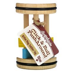 Begin Again Toys, Click & Roll à pousser, Active Play, Jouet pour tout-petits, 18 mois et plus, 1 pièce