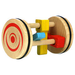 Begin Again Toys, Click & Roll à pousser, Active Play, Jouet pour tout-petits, 18 mois et plus, 1 pièce