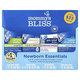 Mommy's Bliss, Newborn Essentials, 4 Piece Set