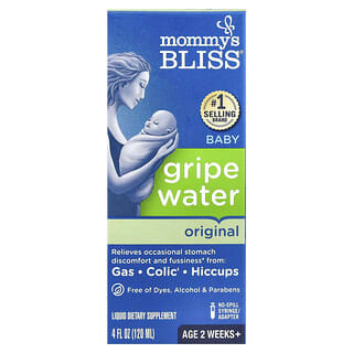 Mommy's Bliss, Apă Gripe, originală, vârsta 2 săptămâni+,  120 ml (4 fl oz)
