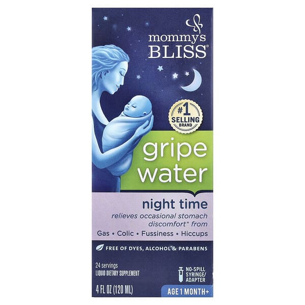 Mommy's Bliss, 그라이프 워터, 나이트 타임, 나이 1개월 이상, 120ml(4fl oz)