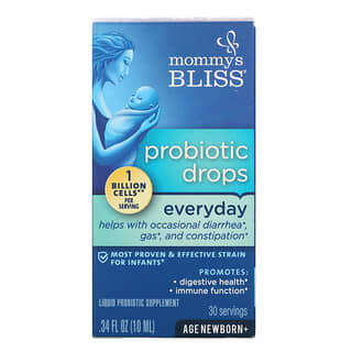 Mommy's Bliss, プロバイオティックドロップス、日常使用、新生児から使用可、0.34液量オンス (10 ml)