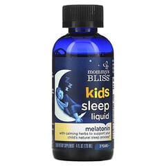 Mommy's Bliss, Kids Sleep Liquid, Melatonin, Kids 3 Yrs +, Natural Grape, 4 fl oz (120 ml)