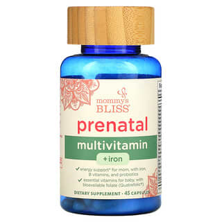Mommy's Bliss, Prenatal Multivitamin + Iron, 45 Capsules
