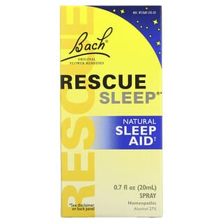 Bach, Rescue Sleep, auxiliar para el sueño natural, 0.7 fl oz (20 ml) Aerosol