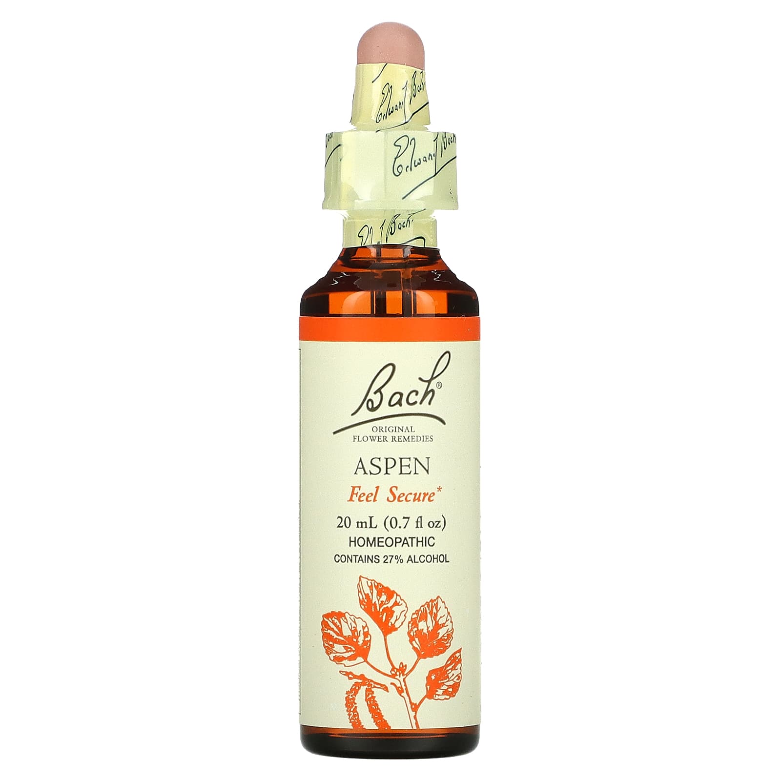 Bach, Original Flower Remedies, Aspen, 0.7 fl oz (20 ml)