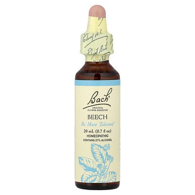Bach, Original Flower Remedies, Beech, 0.7 fl oz (20 ml)