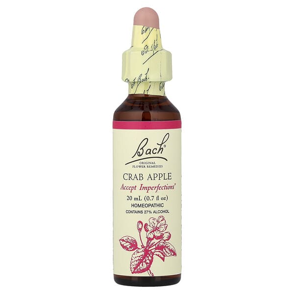 Bach, 오리지널 꽃 요법, 꽃사과, 20ml(0.7fl oz)