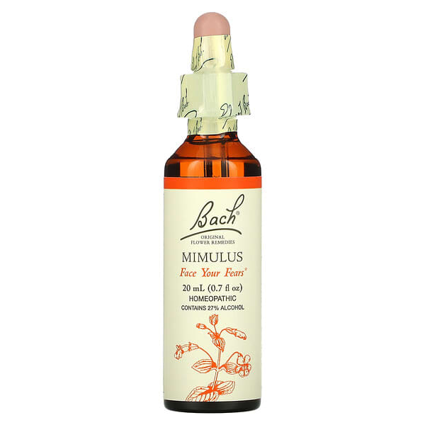 Bach, Original Flower Remedies, Mimulus, 0.7 fl oz (20 ml)