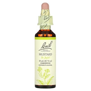 Bach, Original Flower Remedies, Mustard, 0.7 fl oz (20 ml)