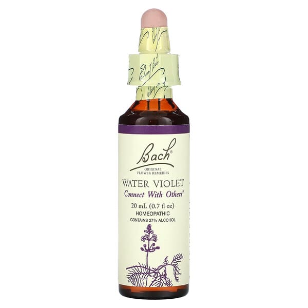 Bach Original Flower Remedies, Water Violet, 0.7 fl oz (20 ml)