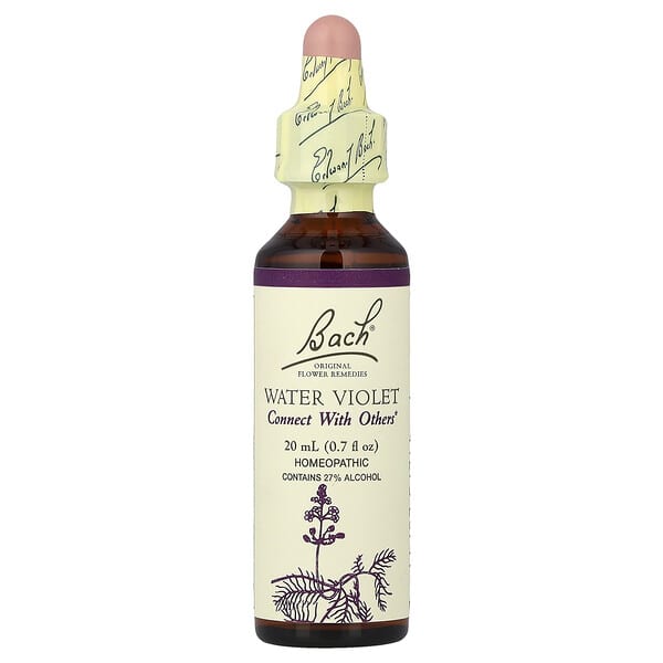Bach, 原花調理，水堇，0.7 液量盎司（20 毫升）