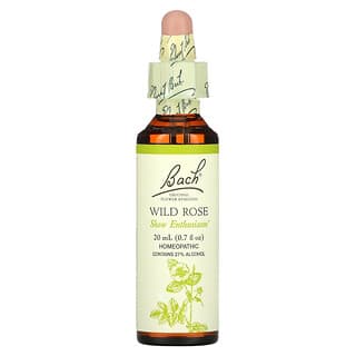 Bach, Original Flower Remedies, Wild Rose, 0.7 fl oz (20 ml)