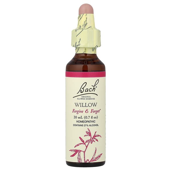 Bach, 오리지널 꽃 요법, 버드나무, 20ml(0.7fl oz)