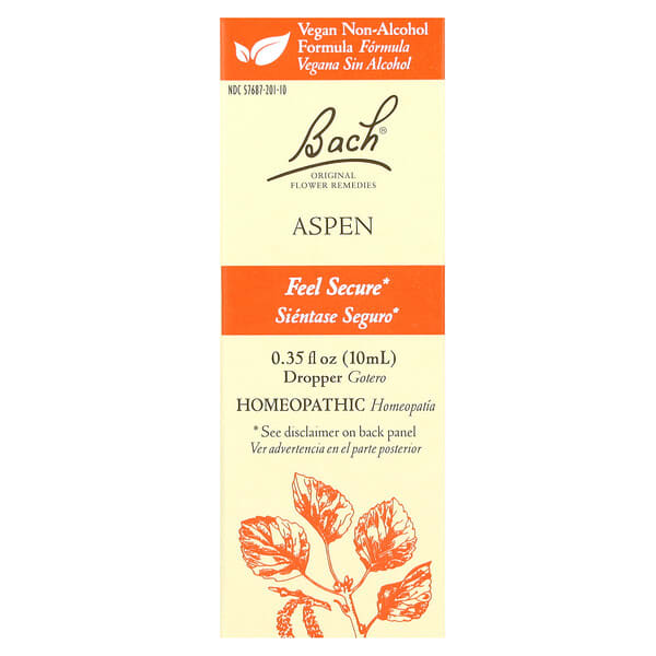 Bach, Ubat Bunga Asli, Aspen, 0.35 fl oz (10 ml)
