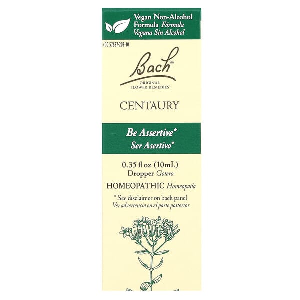 Bach Original Flower Remedies, Centaury, 0.35 fl oz (10 ml)
