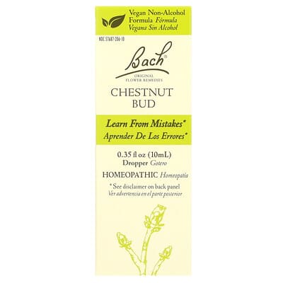 Bach, Original Flower Conditioner, Chestnut Buds, 0.35 fl oz (10 ml)