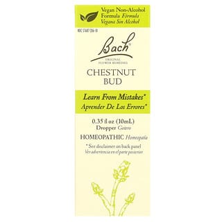 Bach, Original Flower Remedies, Capullo de castaño, 10 ml (0,35 oz. líq.)