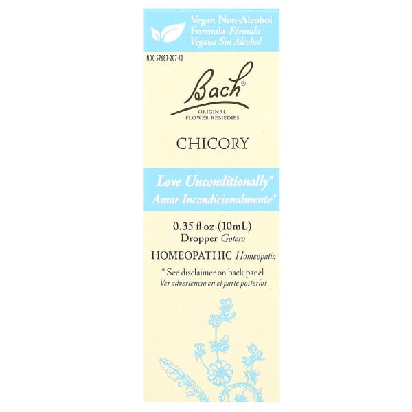 Bach Original Flower Remedies, Chicory, 0.35 fl oz (10 ml)