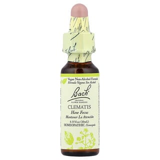 Bach, Original Flower Remedies, клематис, 10 мл (0,35 жидк. унции)