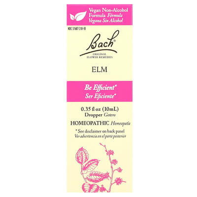 Bach, Original Flower Blend, Elm, 0.35 fl oz (10 ml)