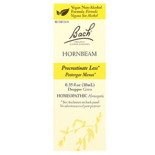 Bach, Original Flower Remedies, Hornbeam, 0.35 fl oz (10 ml)